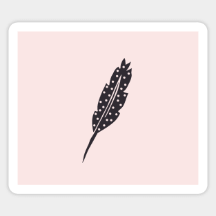 Blush feather Sticker